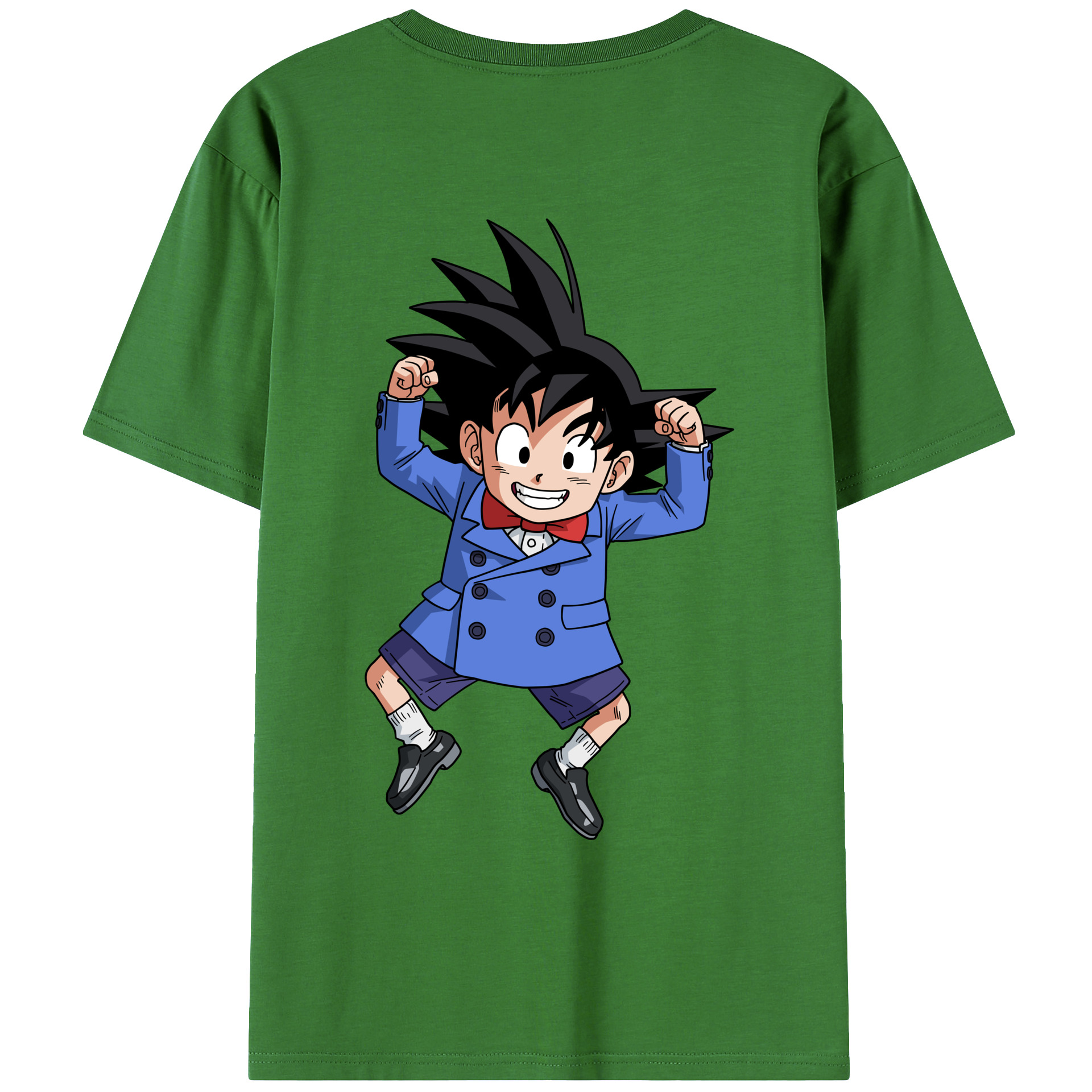（画像用） ドラゴンボール 孫悟空（そん ごくう）Son Goku カカロット DRAGON BALL Kakarotto レディース半袖Tシャツ(バックプリント)